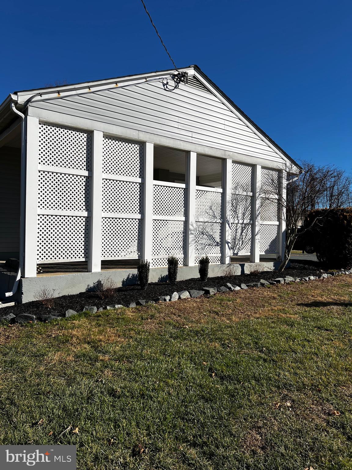Screening on Carport