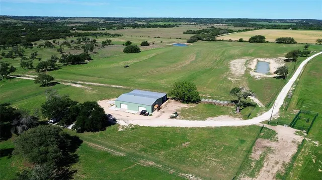 a view of a garden with a lake