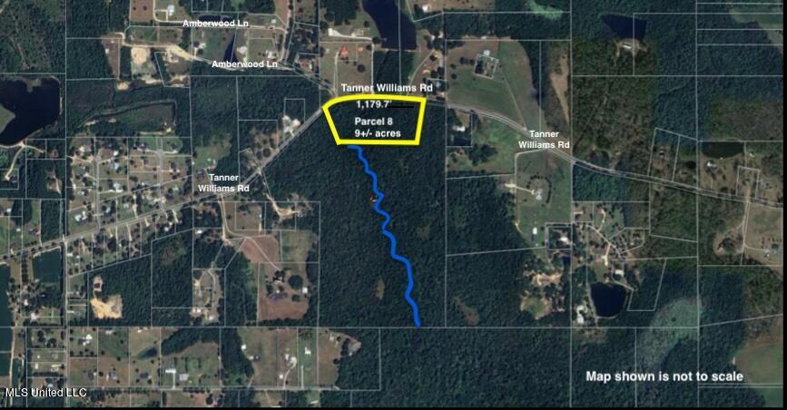 8 Tanner Williams Road Lucedale, MS 39452 - Photo 2 of 6 Aerial Map Parcel 8