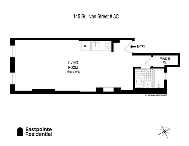 $500,000 | 145 Sullivan Street, Unit 3C | SoHo