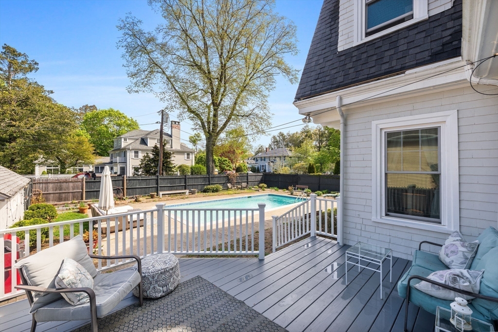 20 Eulow Street Swampscott, MA 01907 - Photo 36 of 42 a view of a chair and tables in the balcony