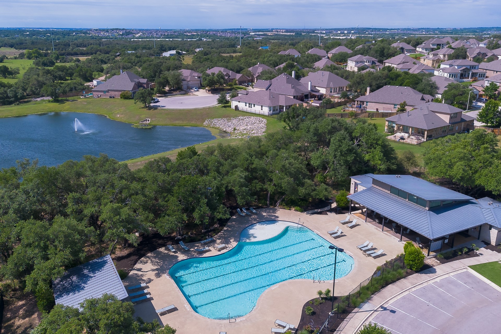1404 Treasure Map View Leander, TX 78641 - Photo 5 of 9 Community Pool and Amenity Center