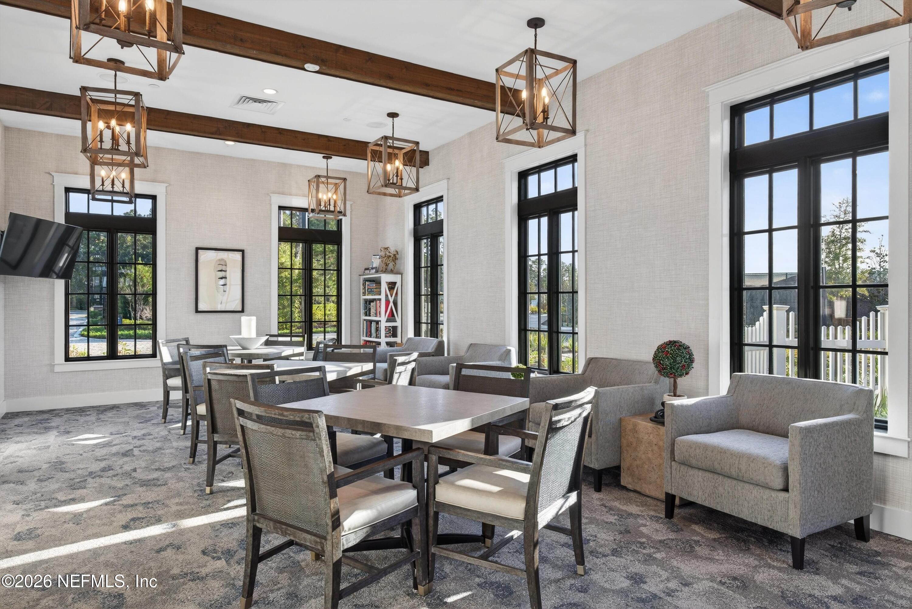 1055 Rustic Mill Dr Street St. Augustine, FL 32092 - Photo 45 of 87 a view of a dining room with furniture window and outside view