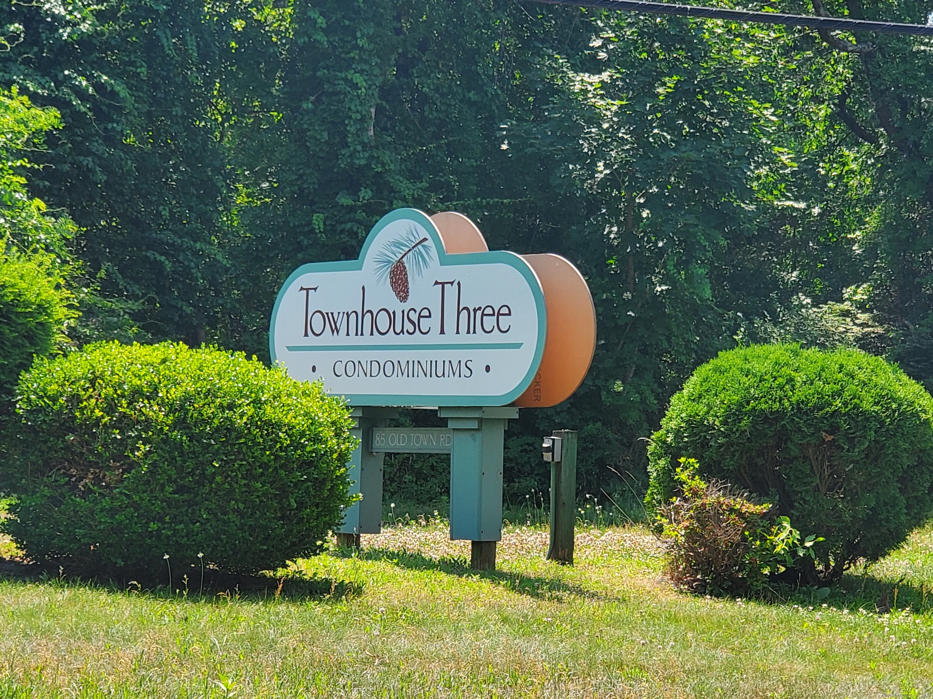 a view of a sign of a park