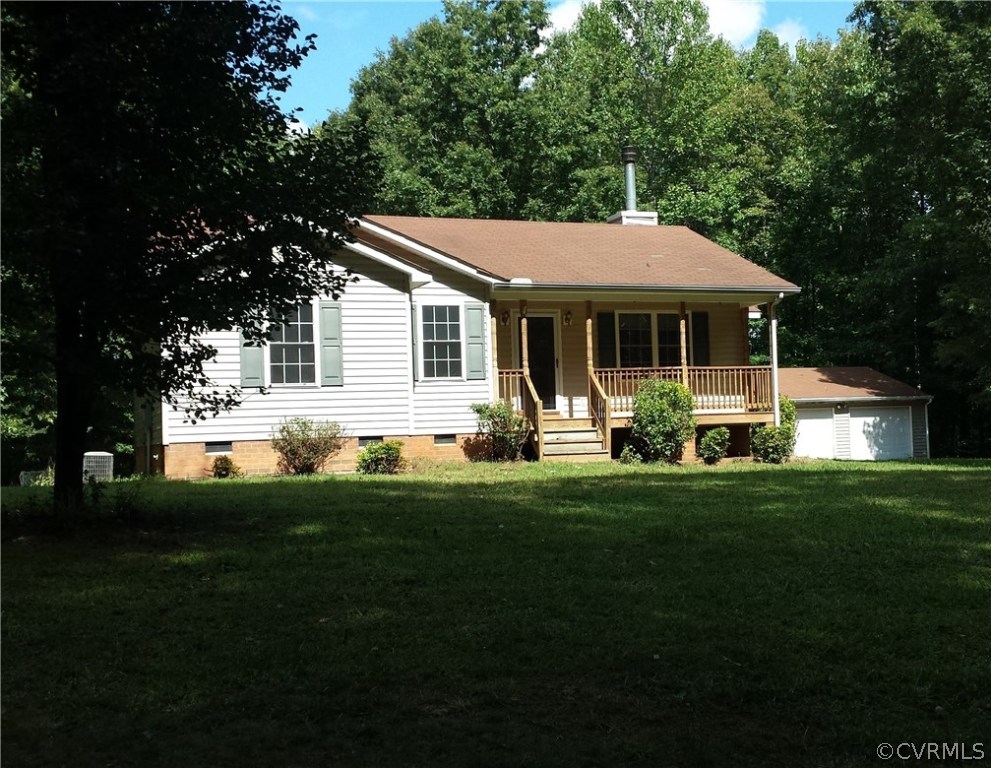 5520 Swann Road Powhatan, VA 23139 - Photo 2 of 16 OVERSIZED two car detached garage at end of drivew