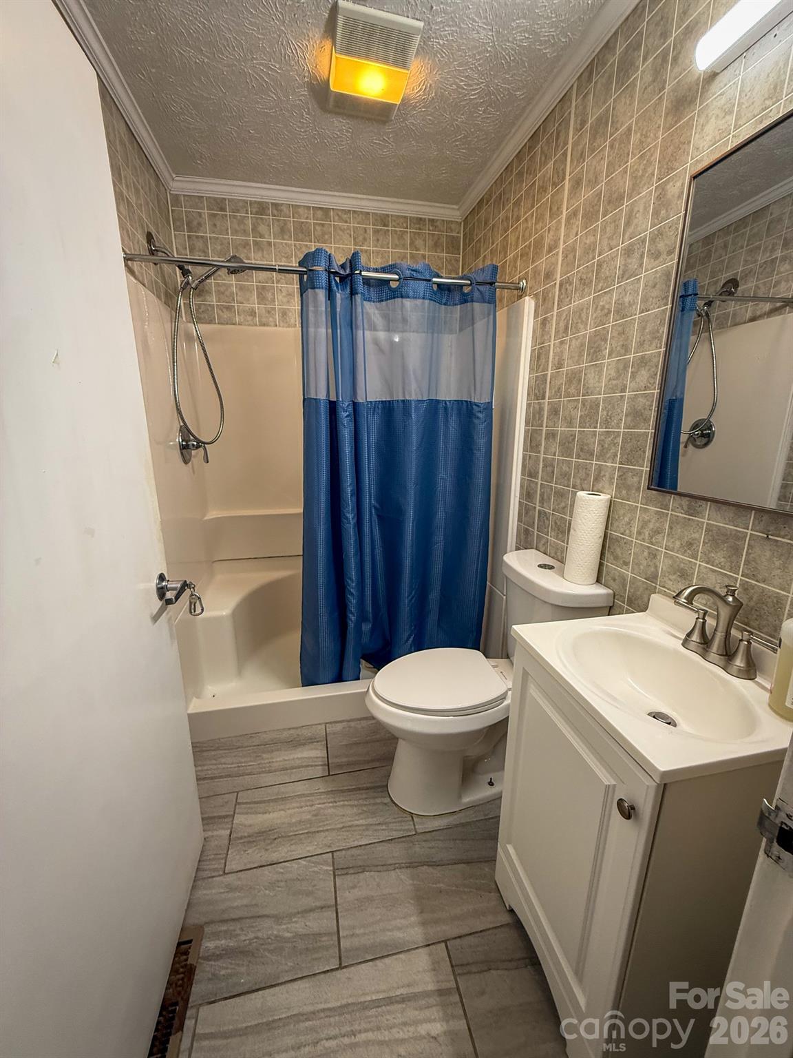 483 Caribou Road Asheville, NC 28803 - Photo 22 of 26 a bathroom with a sink a toilet and shower