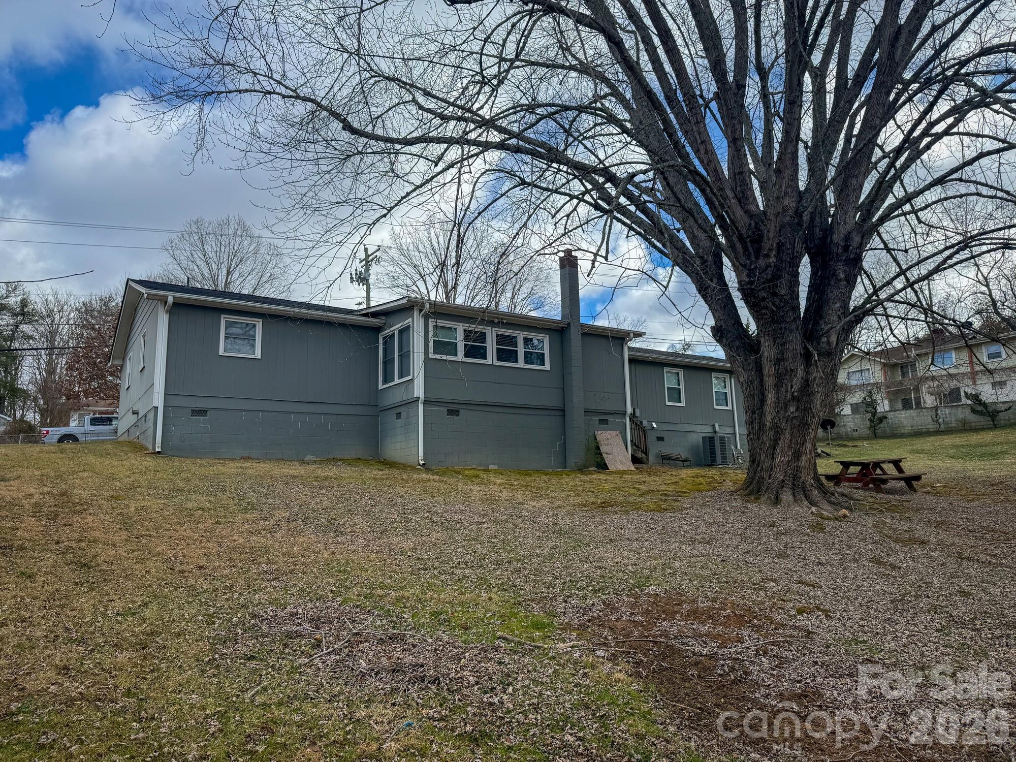 483 Caribou Road Asheville, NC 28803 - Photo 10 of 26 a house with trees in front of it