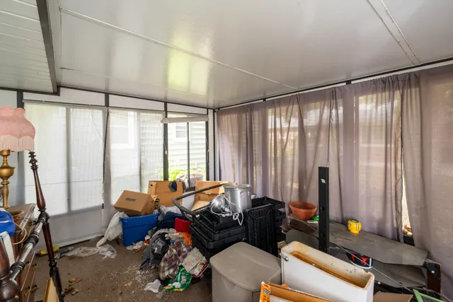 a view of a backyard of the house