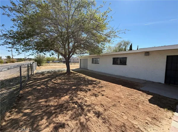 a backyard of a house