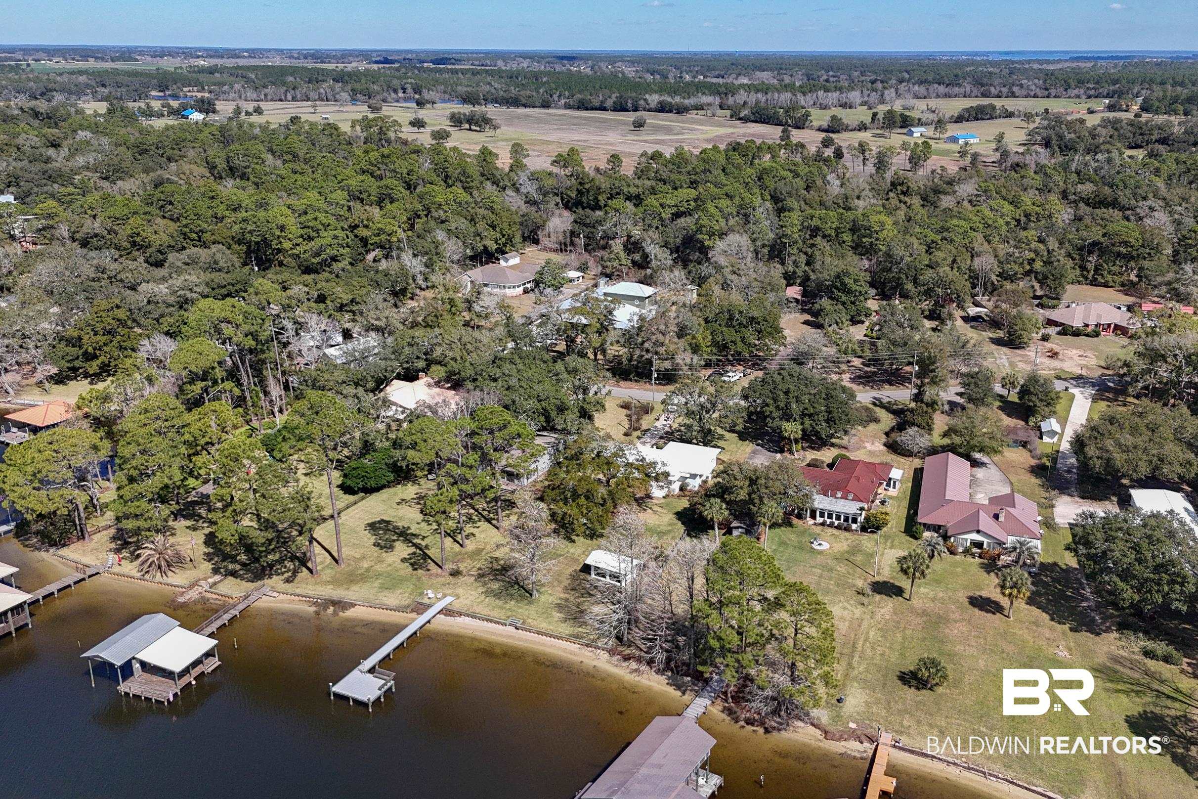 9459 Soldier Creek Road Lillian, AL 36549 - Photo 50 of 54 Bird's eye view featuring a water view