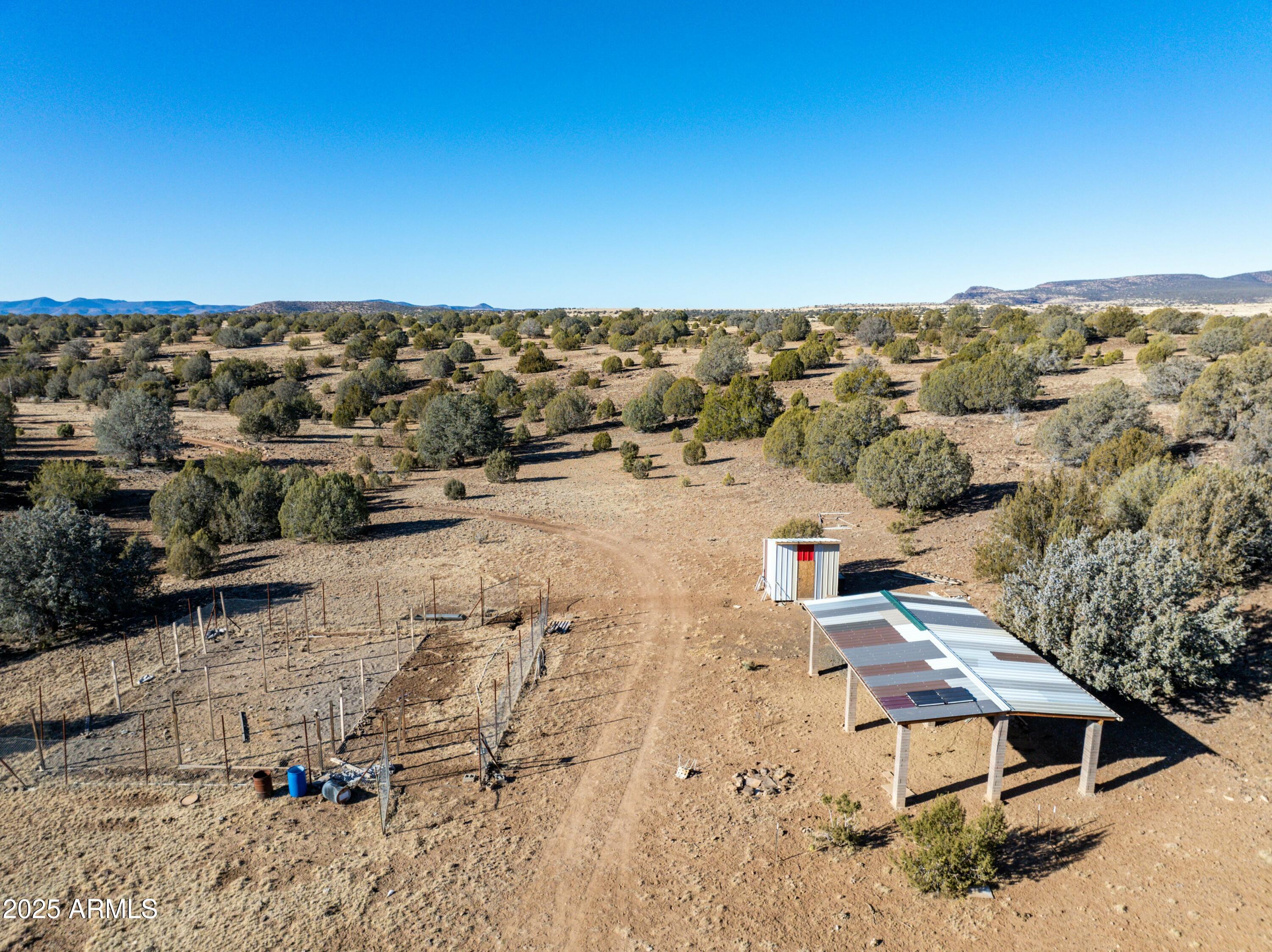 10777 West Raging Crab Road Ash Fork, AZ 86320 - Photo 25 of 45 Garden area
