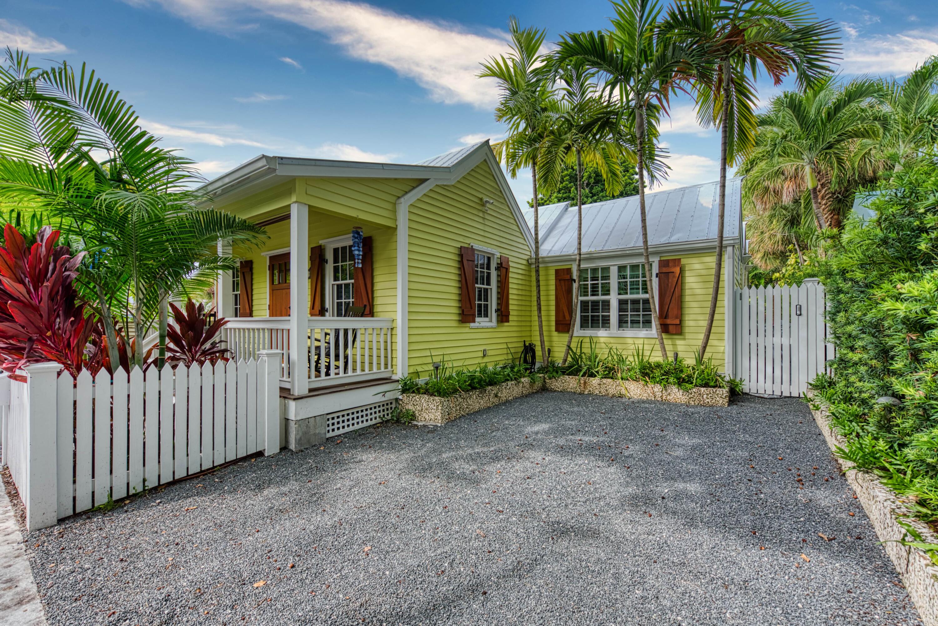 805 Shavers Lane Key West, FL 33040 - Photo 32 of 32 a view of a house with a small yard and plants