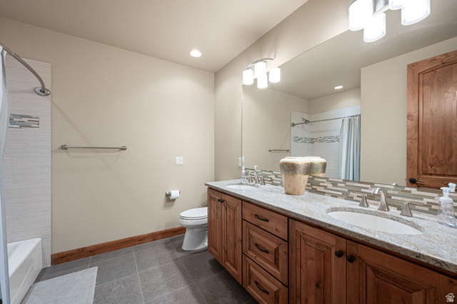 2331 West Entrada Trail, Unit 61 St. George, UT 84770 - Photo 44 of 69 Double vanity with granite countertop and dual undermount sinks