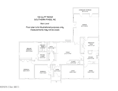 $299,000 | 130 Cliff Road, Southern Pines, NC 28387
