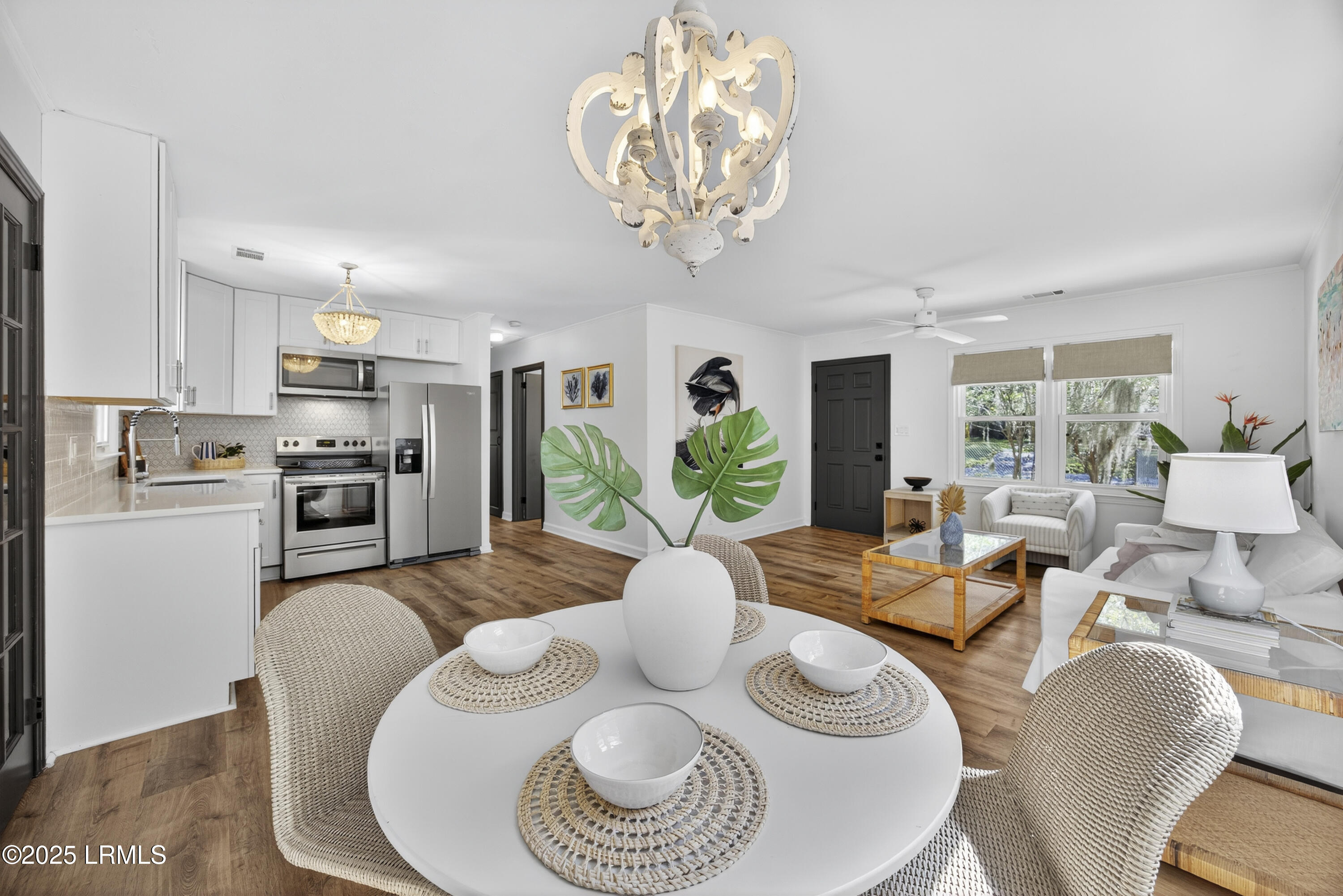 kitchen, dining and living rooms Langhor