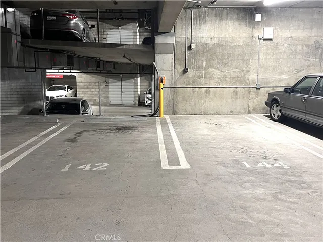 a view of parking area