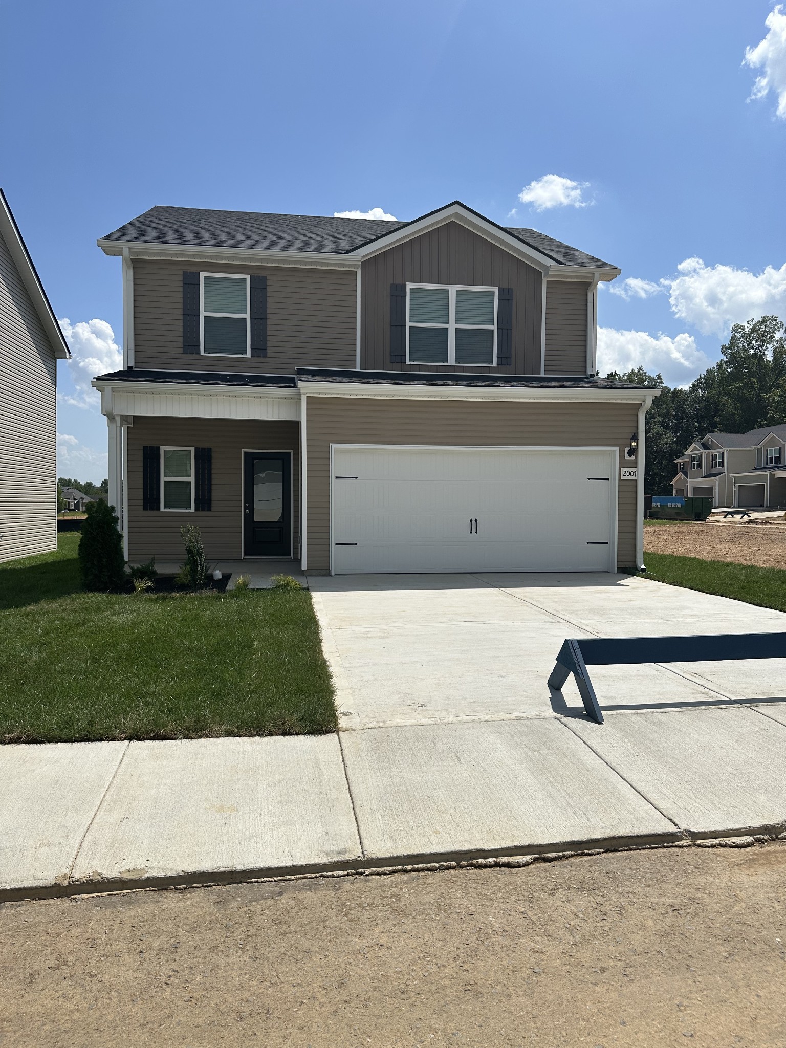 a house view with a outdoor space