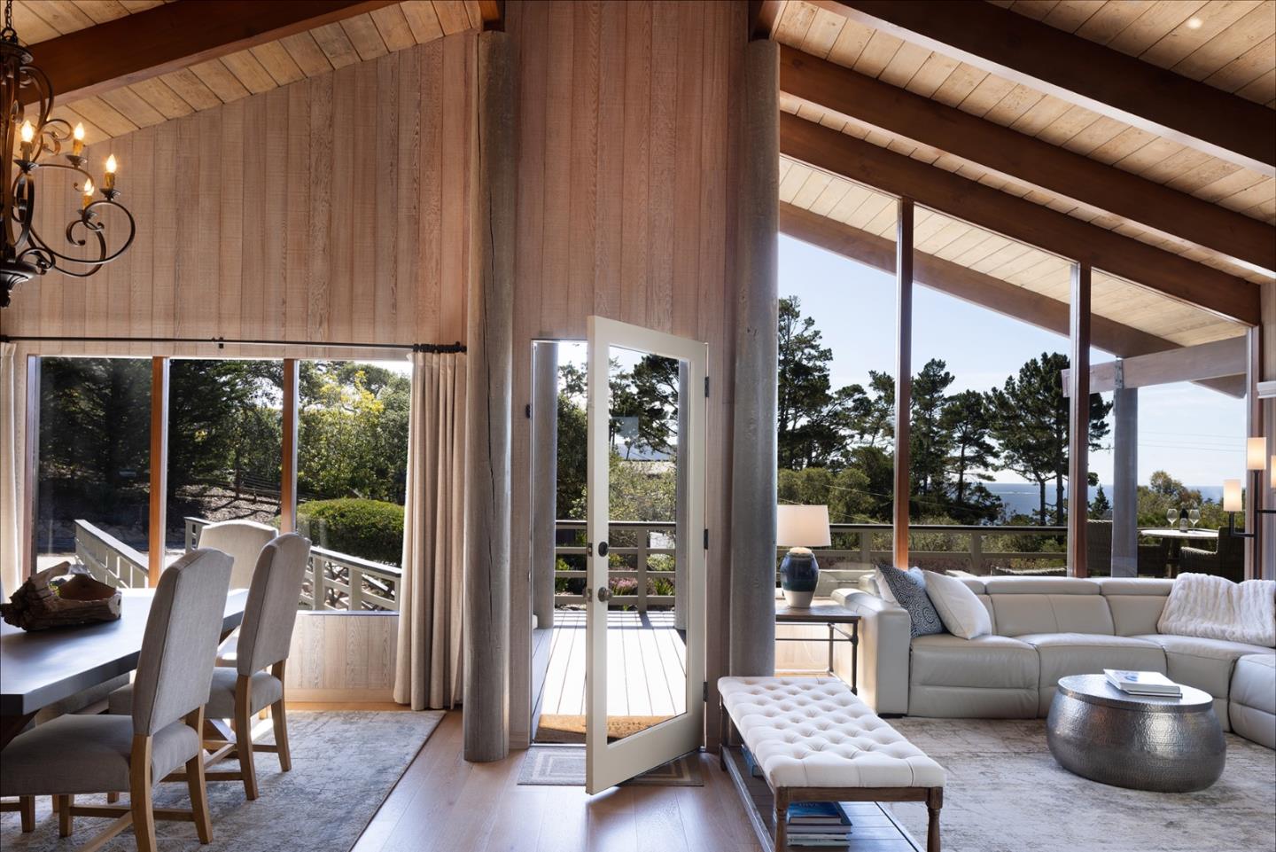 3893 Ronda Road Pebble Beach, CA 93953 - Photo 11 of 48 a living room with furniture and a floor to ceiling window