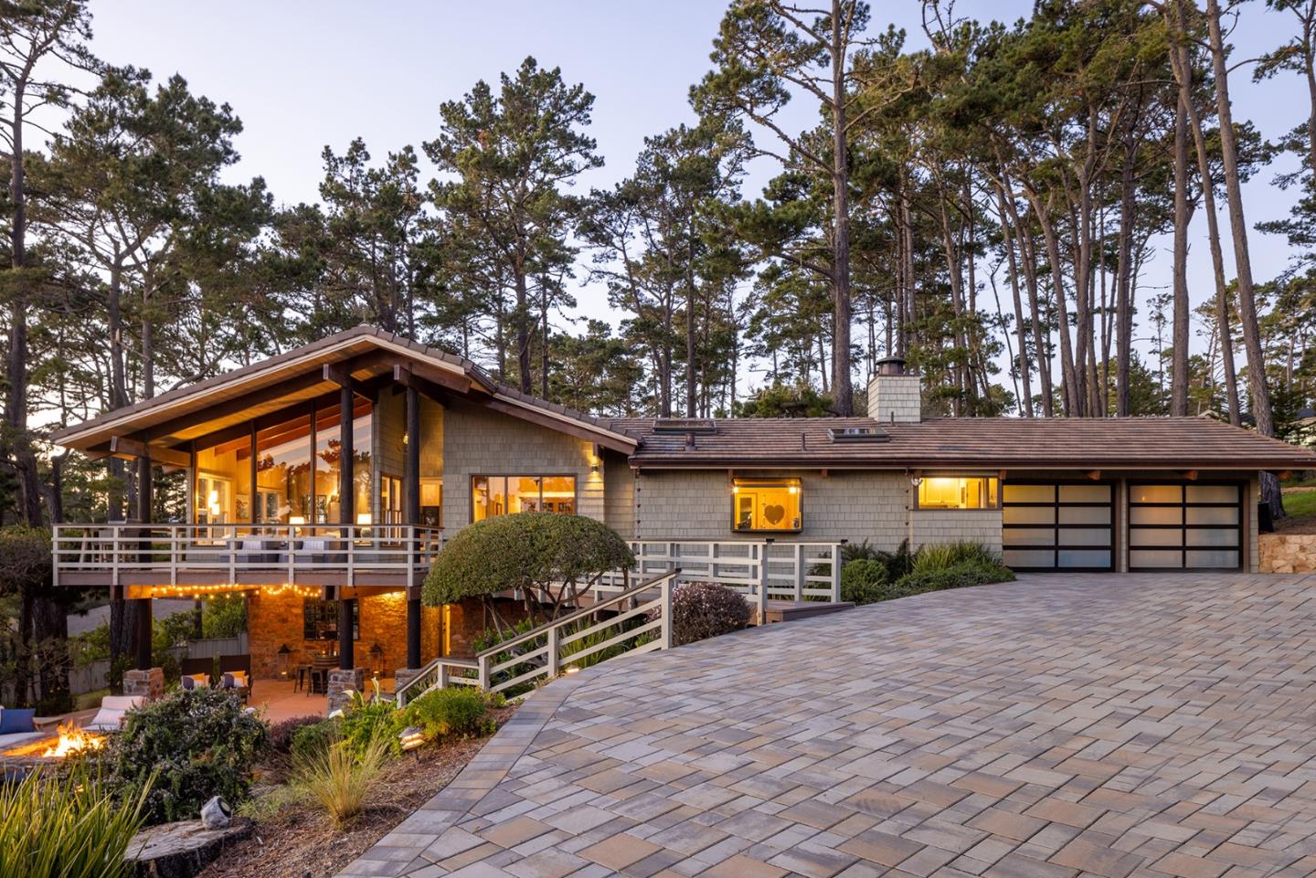 3893 Ronda Road Pebble Beach, CA 93953 - Photo 2 of 48 a front view of house with yard and outdoor seating