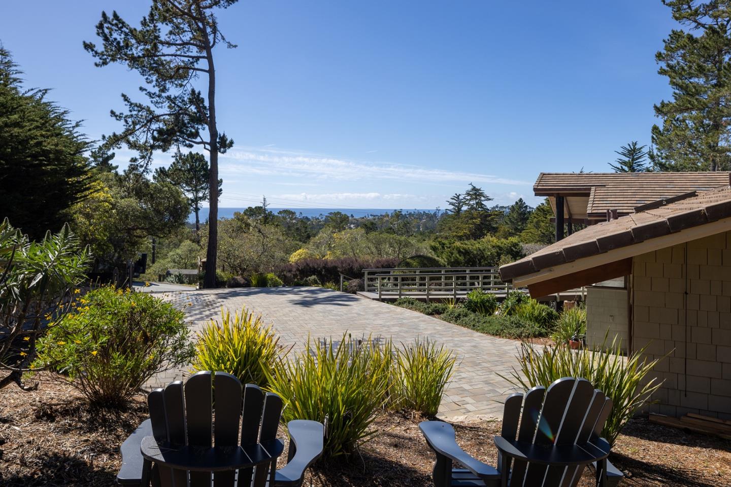 3893 Ronda Road Pebble Beach, CA 93953 - Photo 45 of 48 a view of a backyard with sitting area