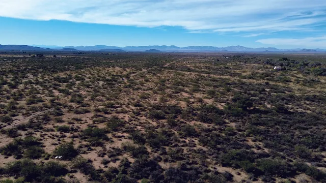 a view of a city with sunset