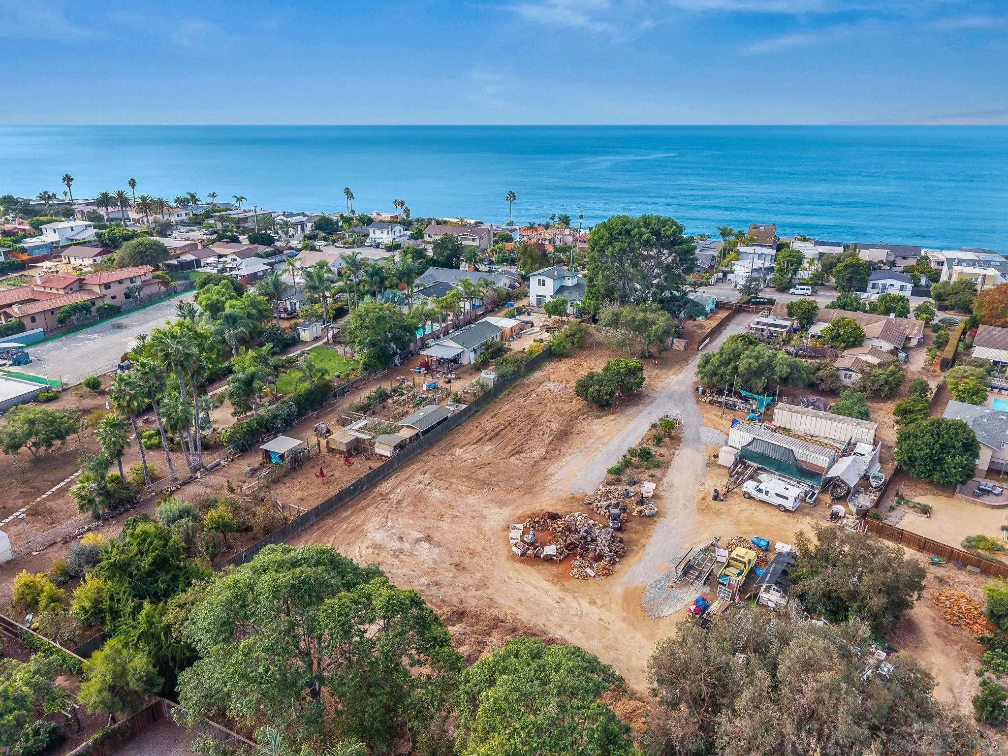 1395 Summit Avenue Cardiff, CA 92007 - Photo 2 of 47 an aerial view of a city with ocean view