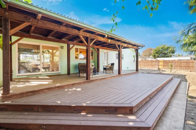 a view of outdoor space with seating