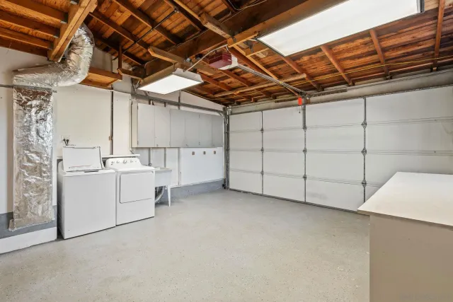 a view of a room with an empty space