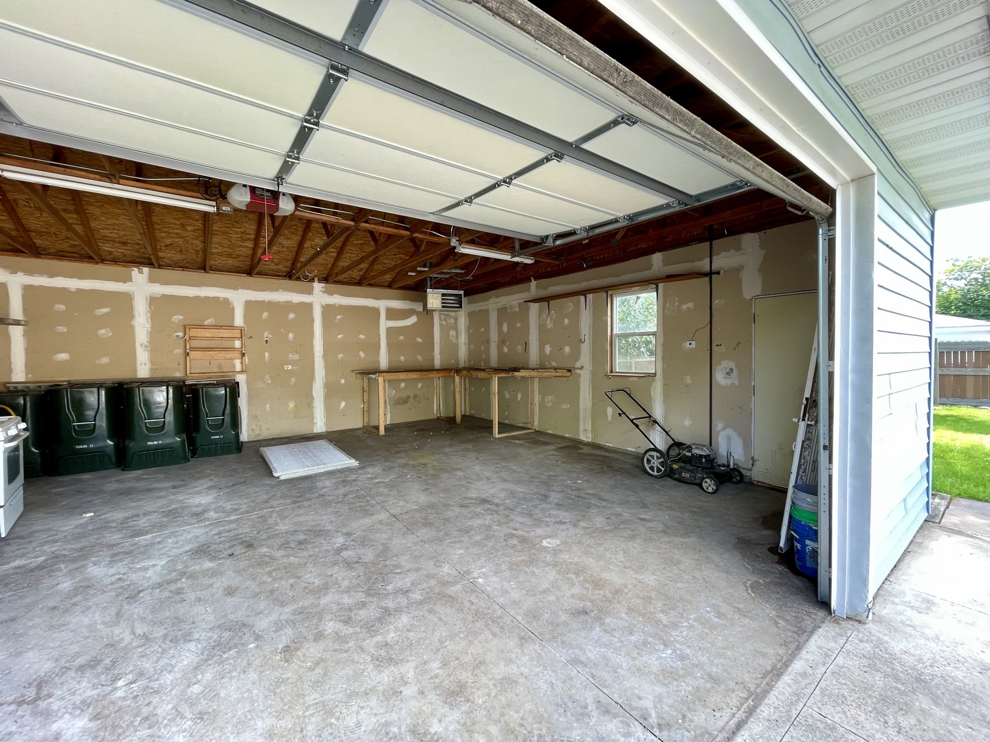 541 Spruce Road Bolingbrook, IL 60440 - Photo 20 of 21 a view of a room with wooden walls