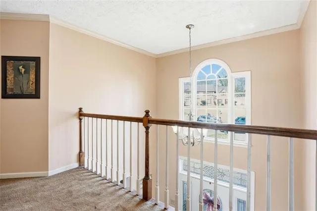 a view of a from a balcony