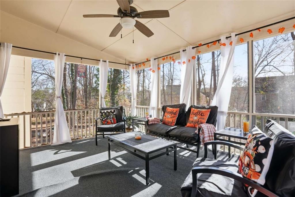 3811 Brookvale Place Decatur, GA 30034 - Photo 36 of 40 a living room with furniture and a large window