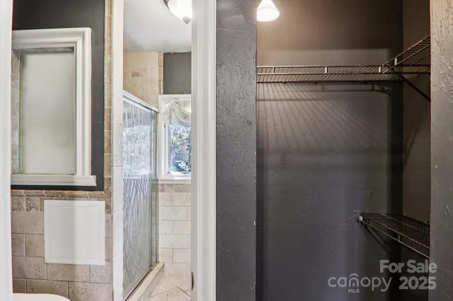 a view of walk in closet