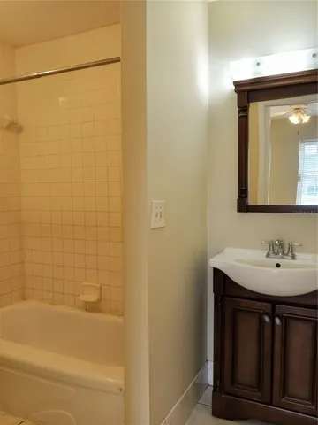 a view of a room with an empty space