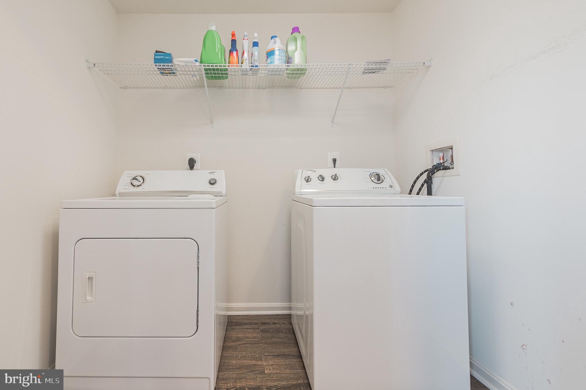 Laundry on first floor