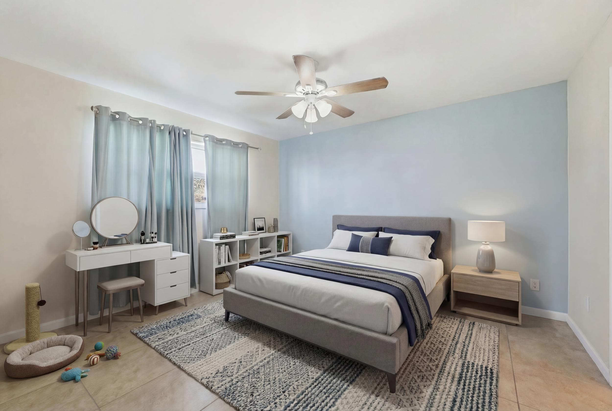 305 Circle East Jupiter, FL 33458 - Photo 16 of 35 Staged Orignal Primary Suite