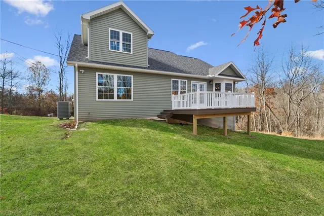 a house view with a garden space