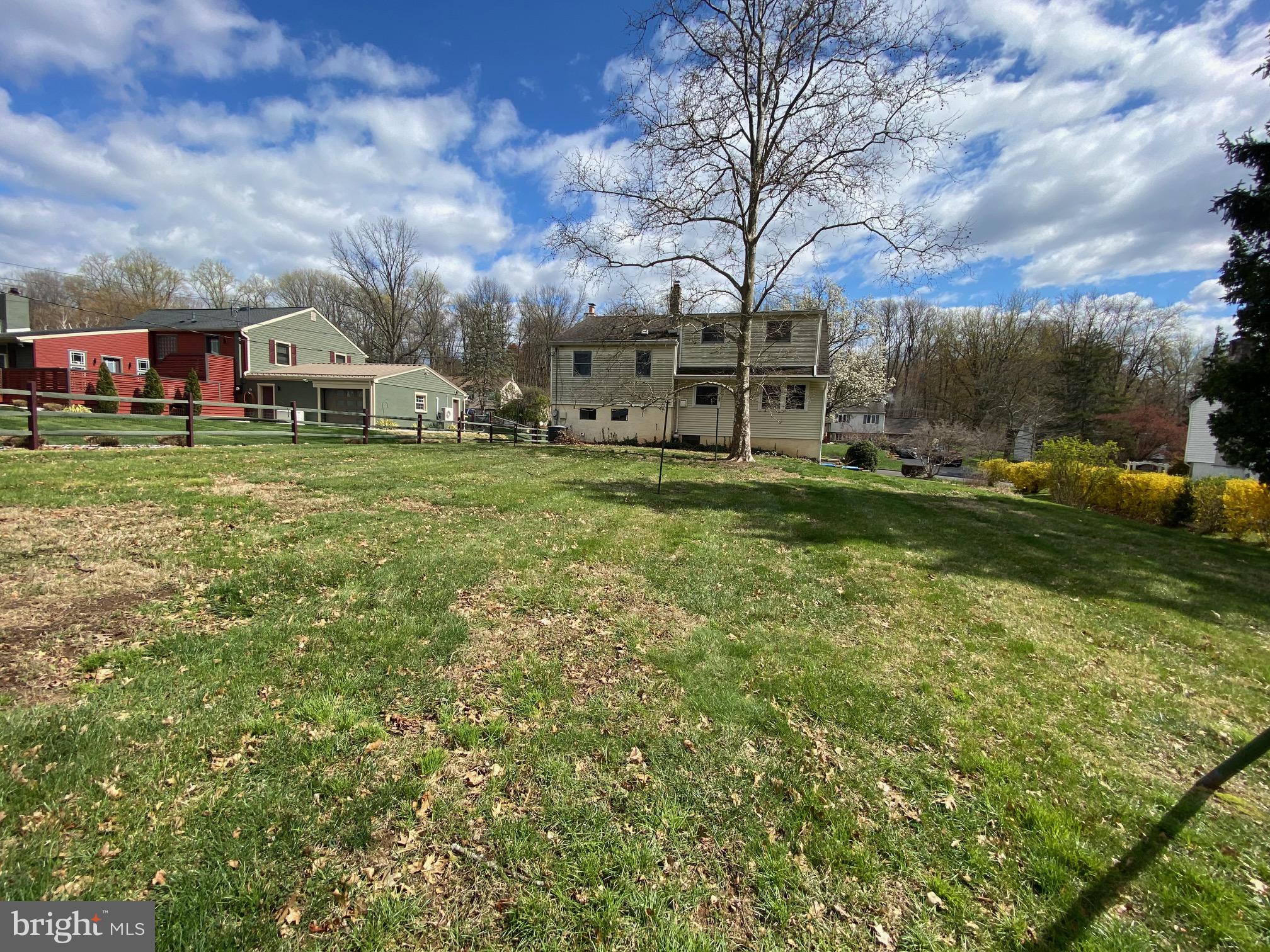 123 Cornwall Drive Chalfont, PA 18914 - Photo 30 of 37 a view of a big yard with plants and large trees