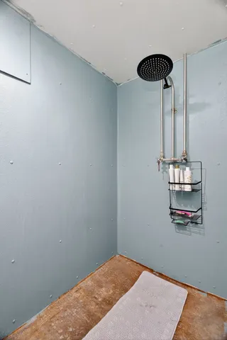 a view of a porch of the house