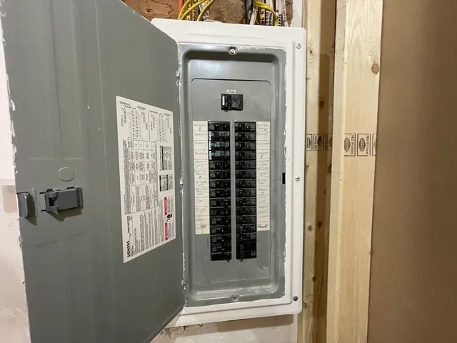 a view of a entryway of a house