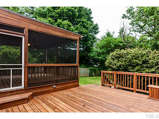 1519 Hanover Street Raleigh, NC 27608 - Photo 18 of 18 a view of a wooden deck