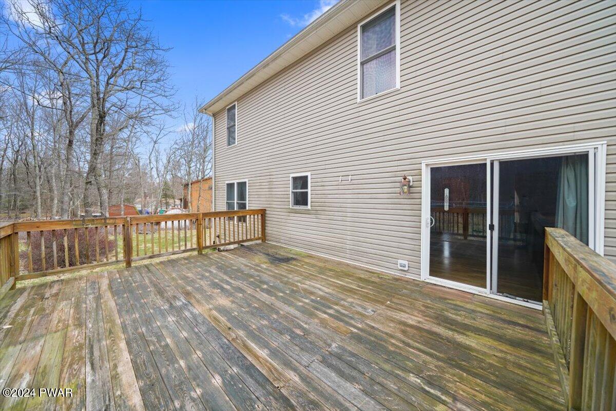 121 Caribou Road Dingmans Ferry, PA 18328 - Photo 31 of 38 Rear Deck