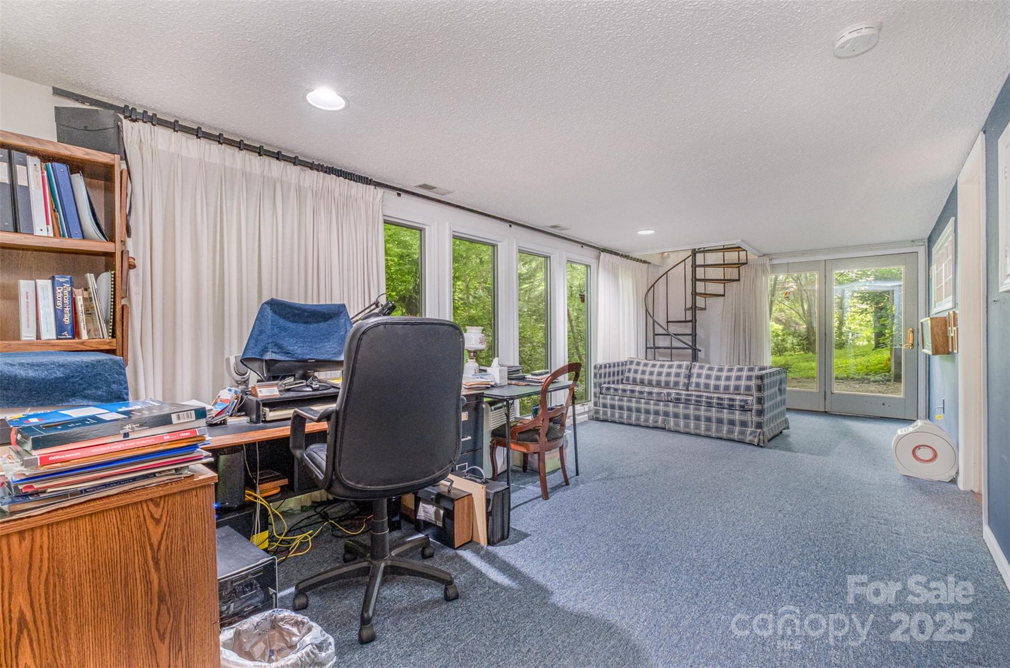 1102 Lake Montonia Road Kings Mountain, NC 28086 - Photo 28 of 48 a workspace with furniture and a book shelf