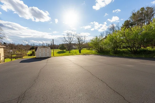 a view of street with view of city