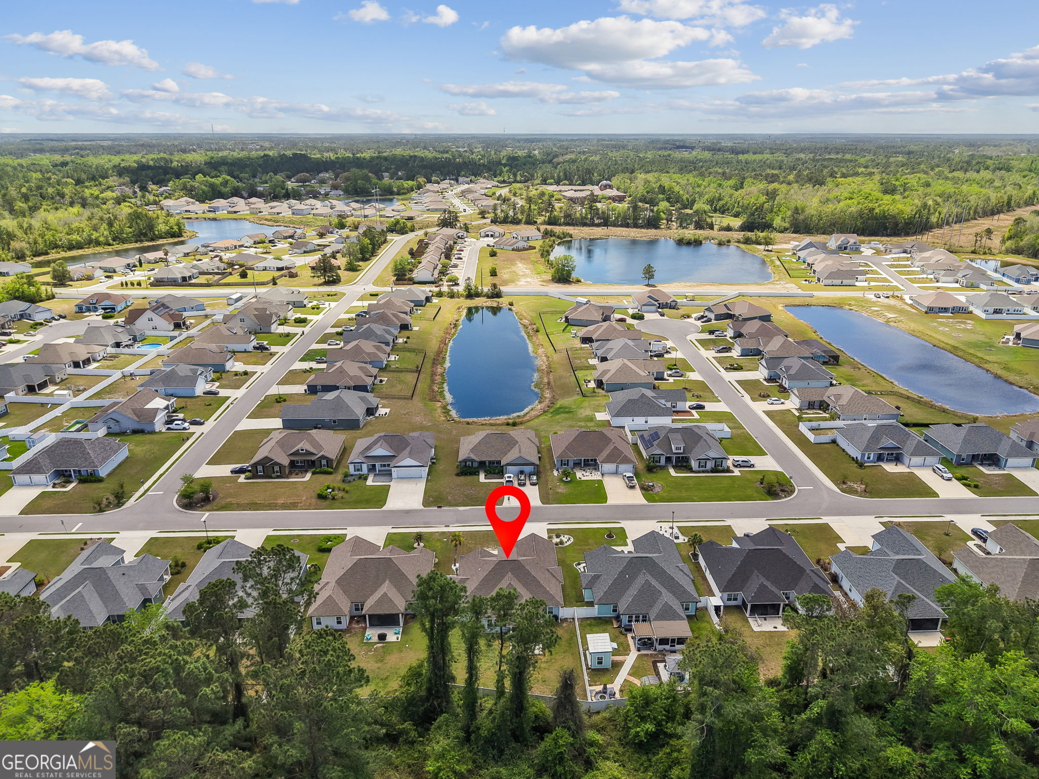 152 Verano Street Kingsland, GA 31548 - Photo 51 of 55 an aerial view of residential houses with outdoor space