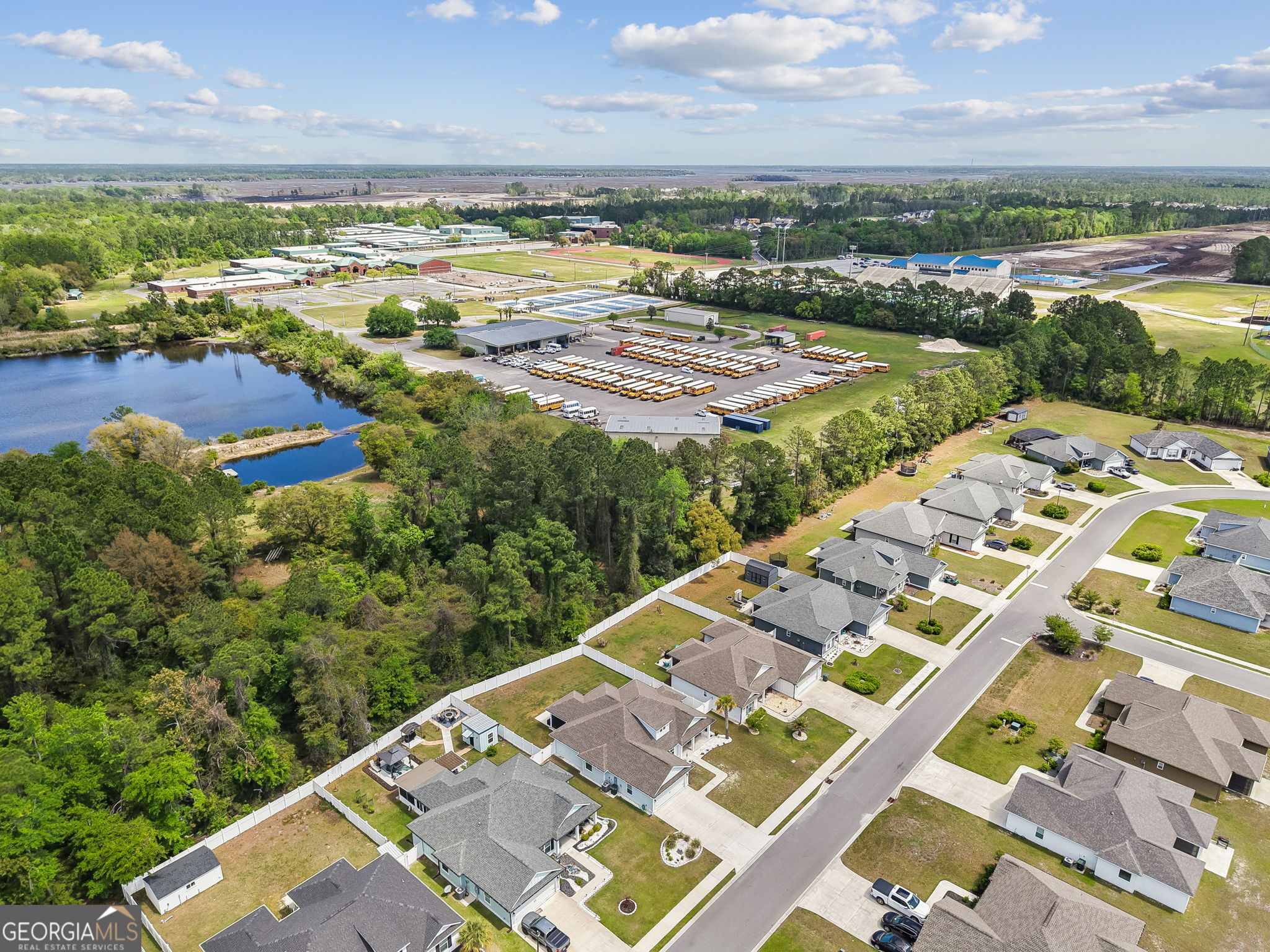 152 Verano Street Kingsland, GA 31548 - Photo 54 of 55 an aerial view of residential building with outdoor space