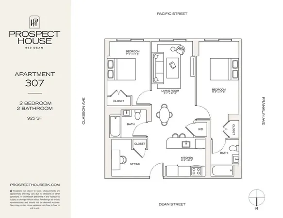 $6,457 | 953 Dean Street, Unit 307 | Crown Heights