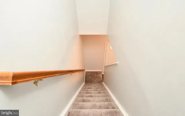 an empty room with a natural light