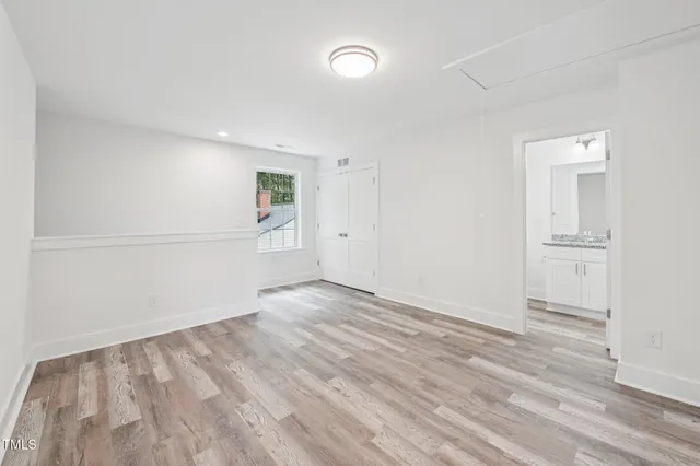 wooden floor in an empty room