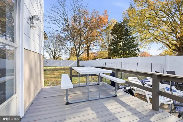 a view of outdoor space with seating