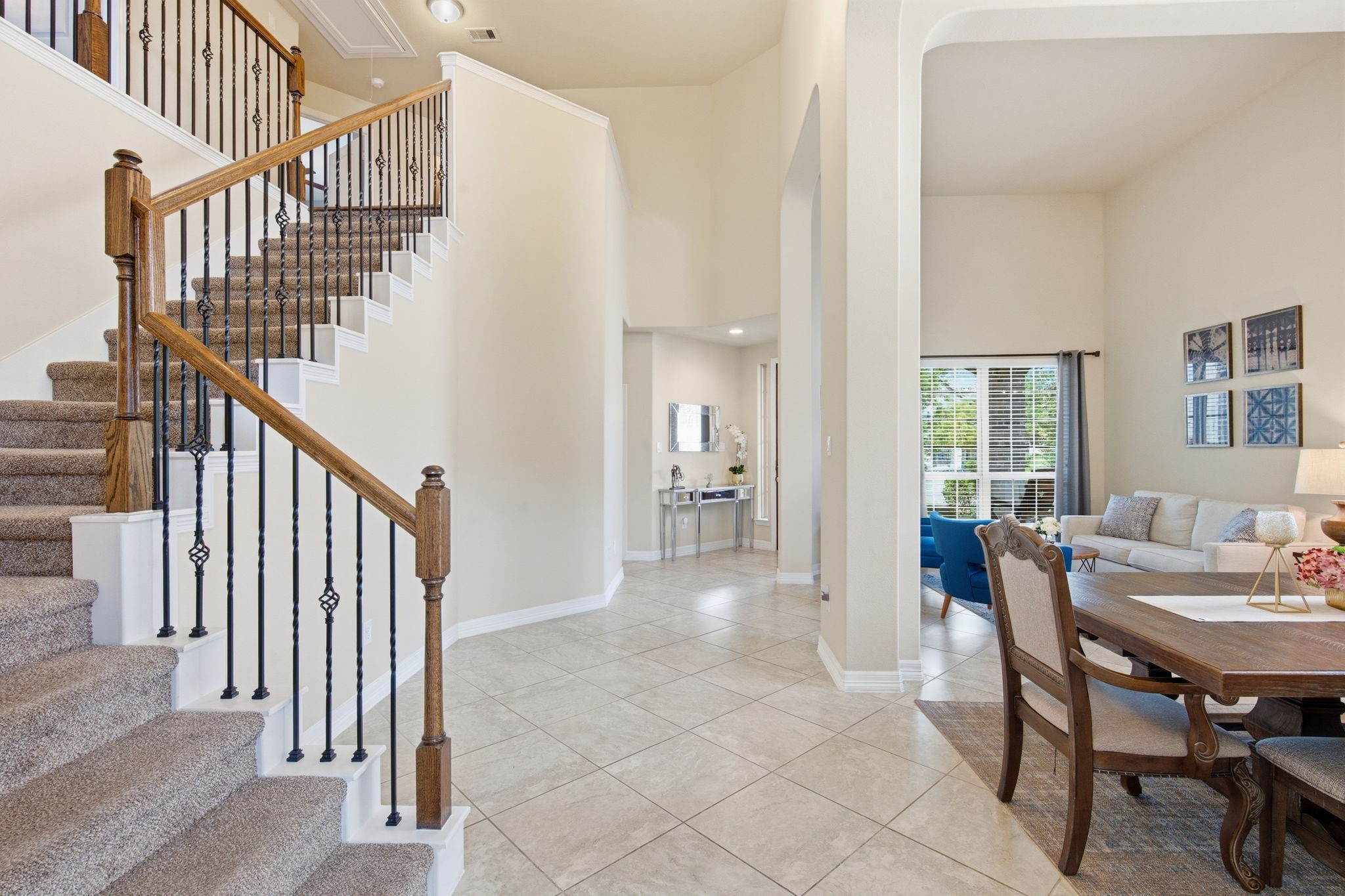 24534 Jenns Creek Court Spring, TX 77389 - Photo 21 of 31 a view of a hallway with furniture and entryway
